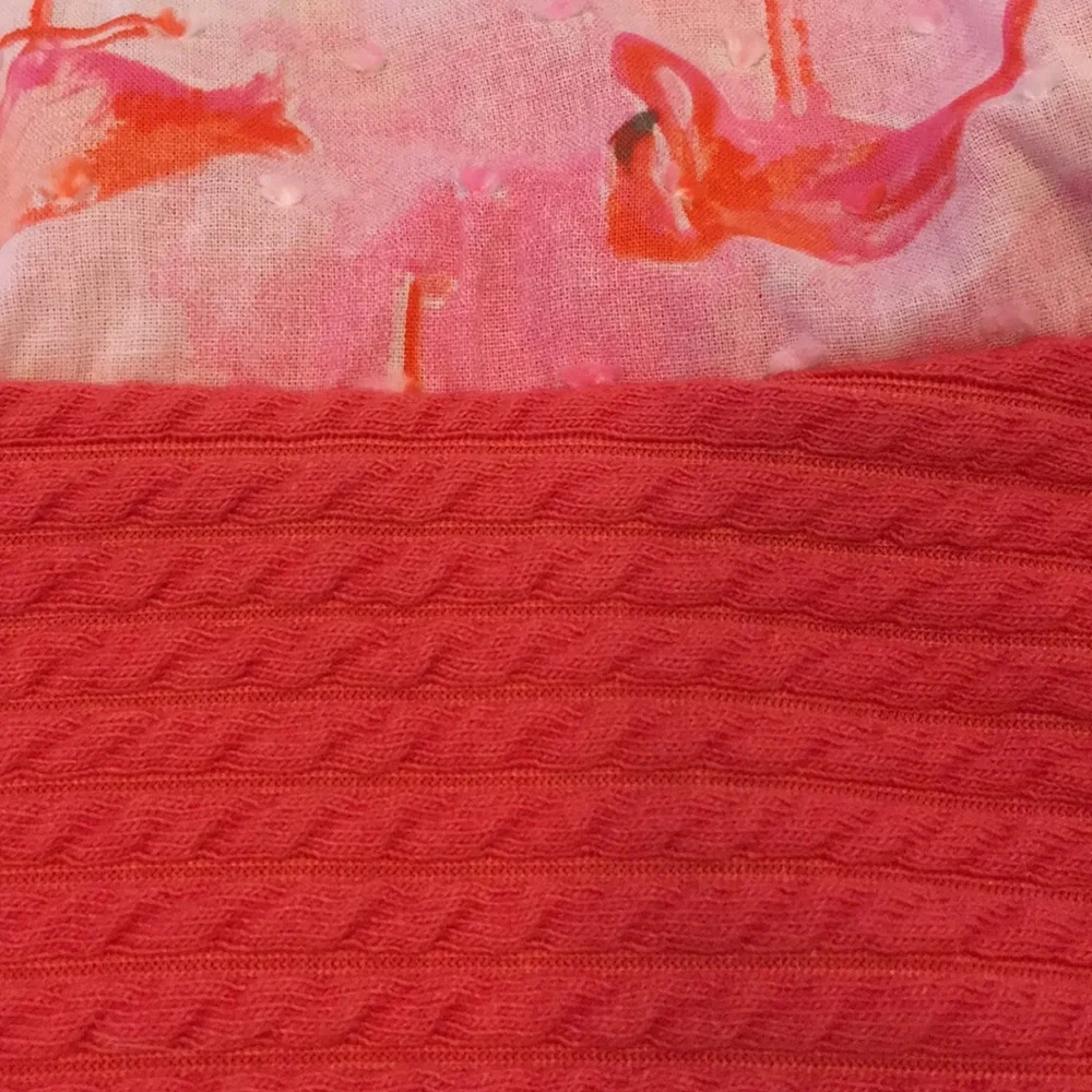 Reversible flamingo print dog jacket 💕